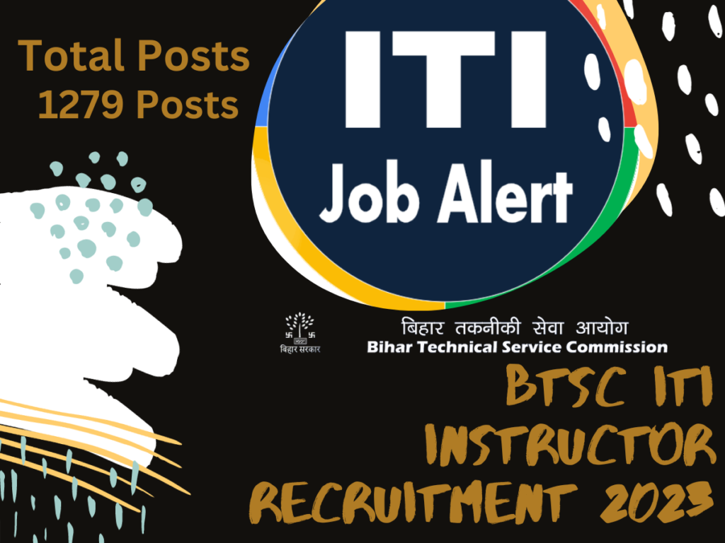 BTSC ITI Instructor Recruitment 2023