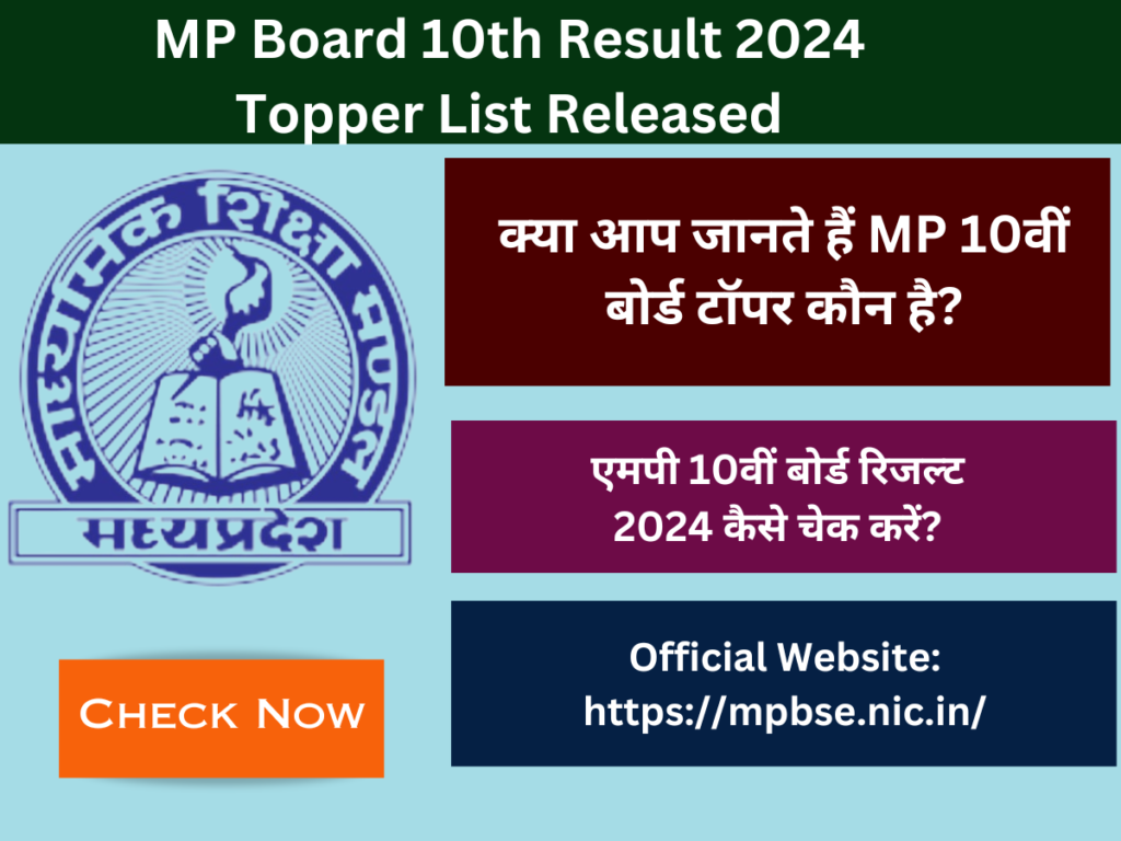 MP 10th Board Result 2024